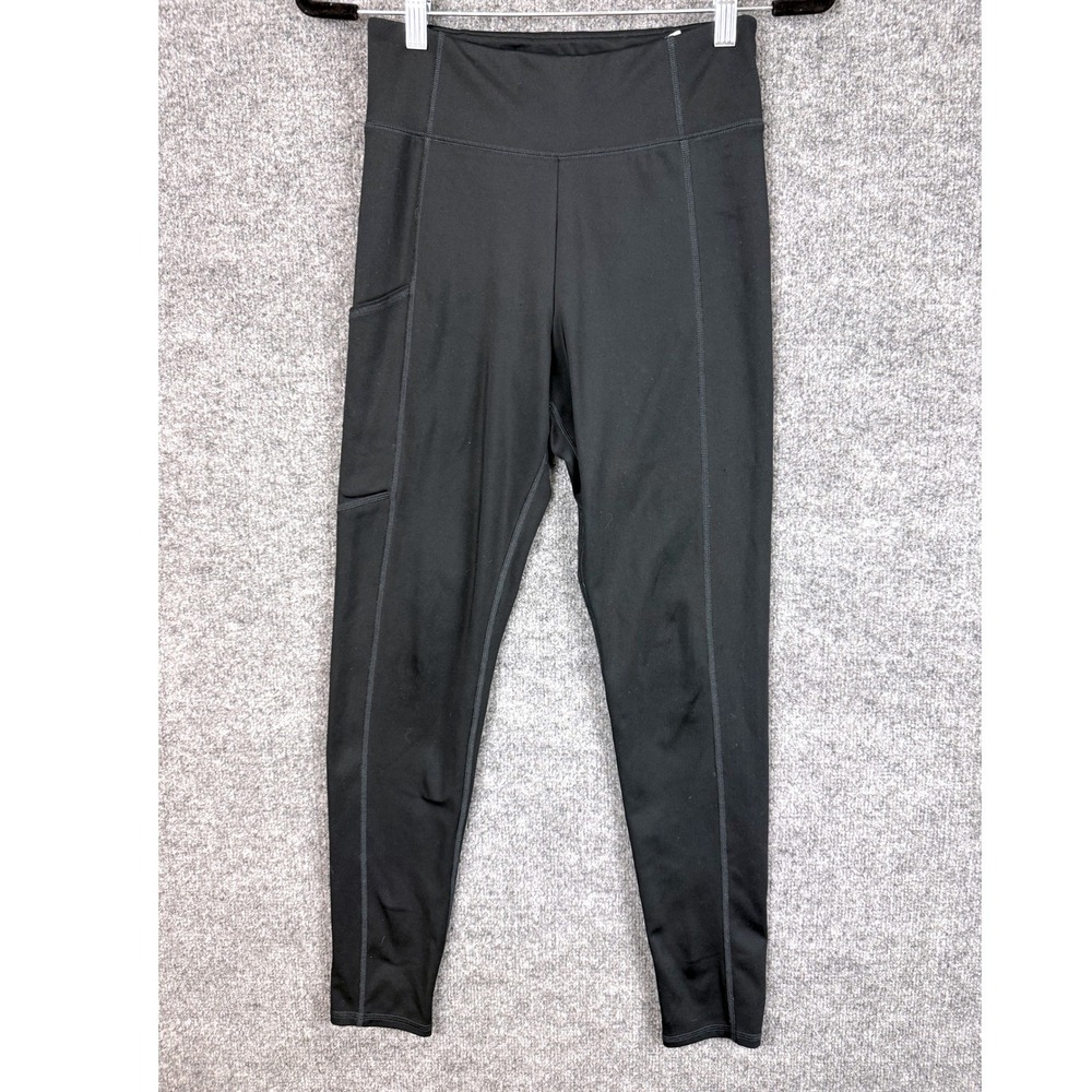Abercrombie Kids YPB Black Active Leggings Stretch Pockets Size 15/16 Yoga Pants